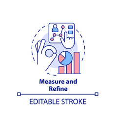 Measure And Refine Concept Icon