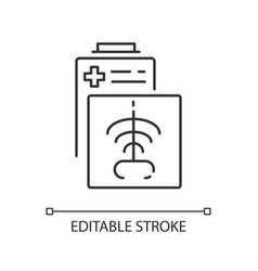 Radiology Department Linear Icon