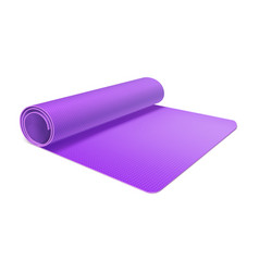 Isolated Yoga Mat For Gym Pilates Clipart