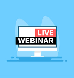 Live Webinar Video Internet Conference Icon