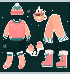 Pink Winter Clothes Pack