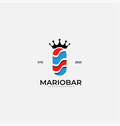 Crown Logo Symbol Barber Icon Template