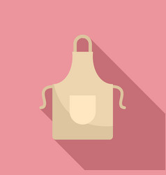 Kitchen Apron Icon Flat Style