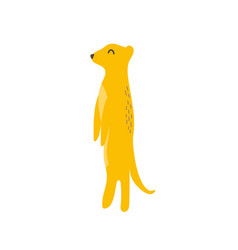 Image Of The Cartoon Happy Meerkat African