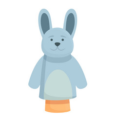 Rabbit Doll Icon Cartoon Puppet Show