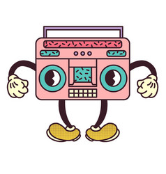 Boombox Retro Cartoon High Quality