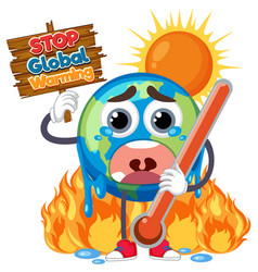 Stop Global Warming Concept