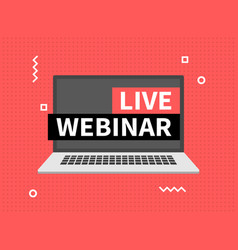 Banner Live Webinar Video Internet Conference