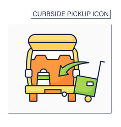 Curbside Pickup Color Icon