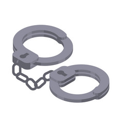 Handcuff Wristbands Isometric Composition