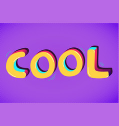 Cool Funky Word Typography