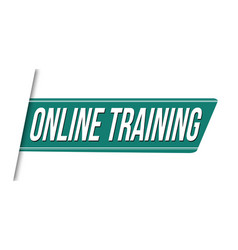 Online Training Ribbon Or Banner Design