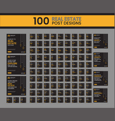 100 Real Estate Social Media Post Design