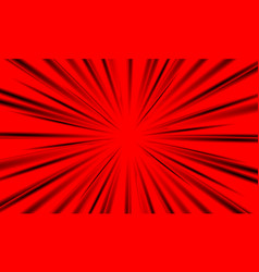 Abstract Black Line Fast Zoom Speed On Red