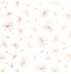 Rose Gold Foil Dandelion Seeds Seamless