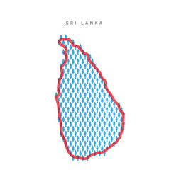 Sri Lanka Population Map Stick Figures Lankan