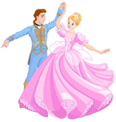 Ball Dance Of Cinderella And Prince