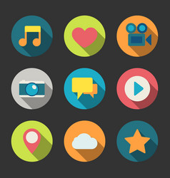 Social Media Icons Set For Blogging