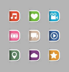 Collection Of Social Media Pictograms