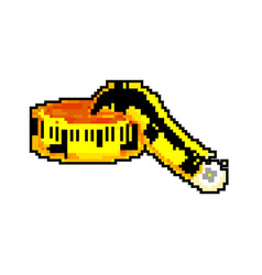 Scale Yellow Measuring Tape Game Pixel Art