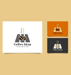 Coffee Shop Logo Design With Creative Concept