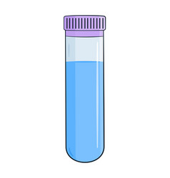 Test Tube With Cap And Fluid