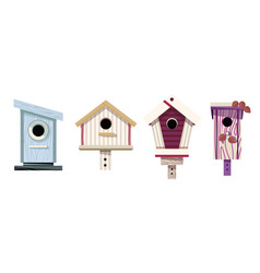 Birdhouse Or Wooden Bird Feeder Types Variety