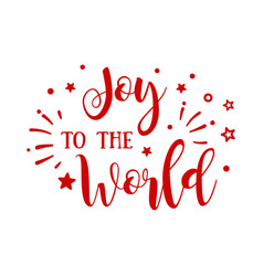 Joy To The World Card Holiday Lettering Ink