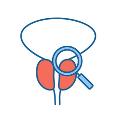 Prostate Exam Check Color Icon