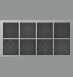 Abstract Texture Set Black Square Pattern