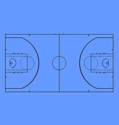 Diagram Basketball Court