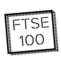 Ftse 100 Stamp On White