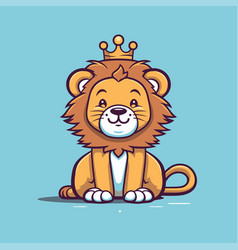 Lion King In A Suit And Crown