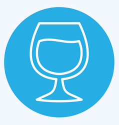 Sherry Icon In Trendy Blue Eyes Style Isolated