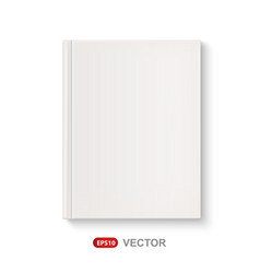 Blank Vertical Book Hard Cover Template Empty