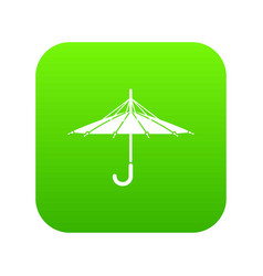 Inside Out Umbrella Icon Green