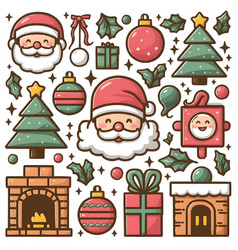 Set Of Christmas Icons