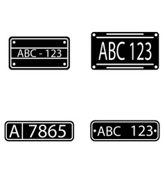 License Plate Icon