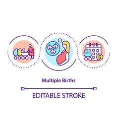 Multiple Births Concept Icon