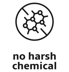 No Harsh Chemicals Icon Natural Product Symbol