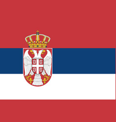 Official National Serbia Flag Background