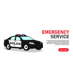 Police Emergency Template Banner Poster Design