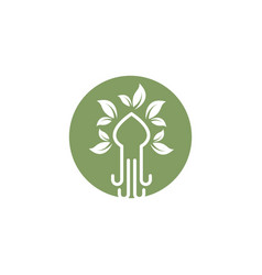 Octopus Tree Icon Design