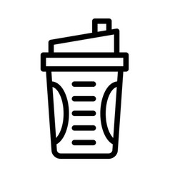 Protein Shake Thick Line Icon For Personal