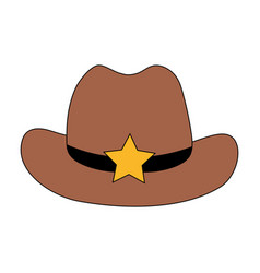 Retro Brown Cowboy Hat