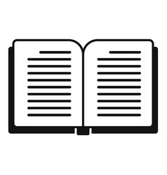 Reading Book Icon Simple Online Study