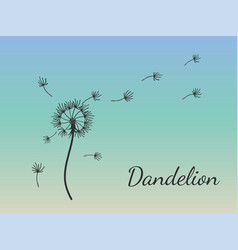 Abstract Background Dandelion Design For