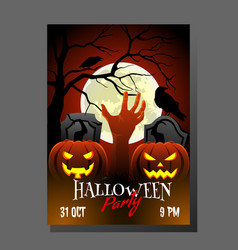 Halloween Party Poster Design