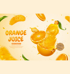 Orange Bottle Juice Ads