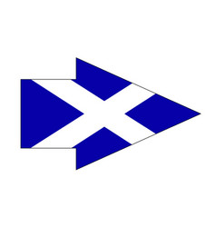 Scottish Flag Pointer Arrow